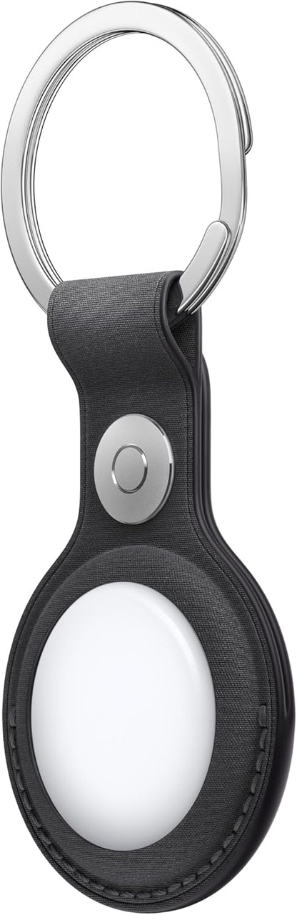 Apple - Case For Airtag - Stainless Steel, Microtwill - Black - For Airtag