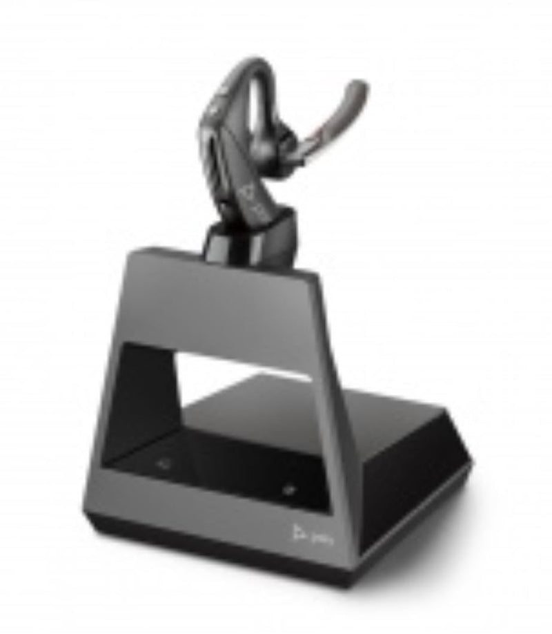 Plantronics - Voyager 5200 Office (Poly) - Bluetooth Over-the-Ear (Mono) Headset - Sound Guard-Noise Canceling Mic-Connects to Deskphone/PC Mac-Works with Teams, Zoom & more