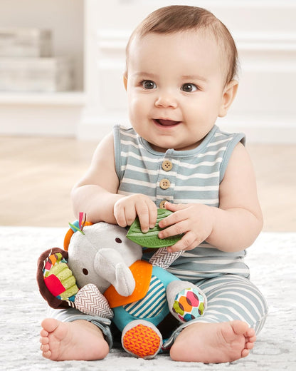 Skip Hop Bandana Buddies activiteitsspeelgoed, pluche dier voor baby's en kinderen, meerkleurig