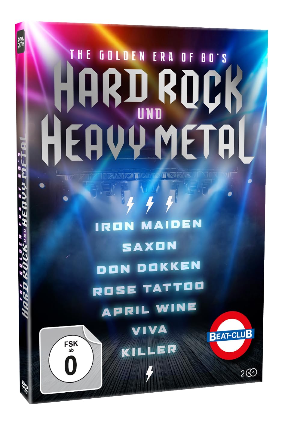 Beat-Club Live On Stage: The Golden Era of 80’s Hard Rock and Heavy Metal Iron Maiden, Saxon, Dokken, April Wine, Rose Tattoo, VIVA, Killer plus ungesendetes Bonus-Material
