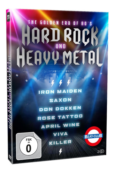 Beat-Club Live On Stage: The Golden Era of 80’s Hard Rock and Heavy Metal Iron Maiden, Saxon, Dokken, April Wine, Rose Tattoo, VIVA, Killer plus ungesendetes Bonus-Material