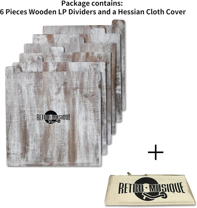 RM Wood Dividers Whitewash