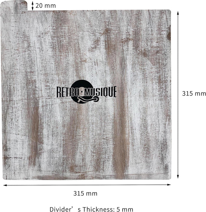 RM Wood Dividers Whitewash