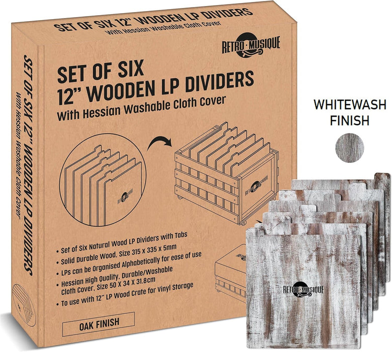 RM Wood Dividers Whitewash