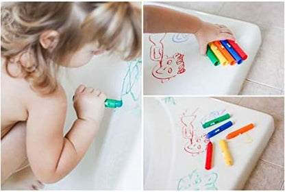 Munchkin Bath Time Toy Crayons - Multi-Coloured, Pack of 5