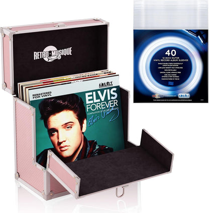 12A Aluminium Lp Vinyl Storage Case Holds Up To 40 12 Lps
