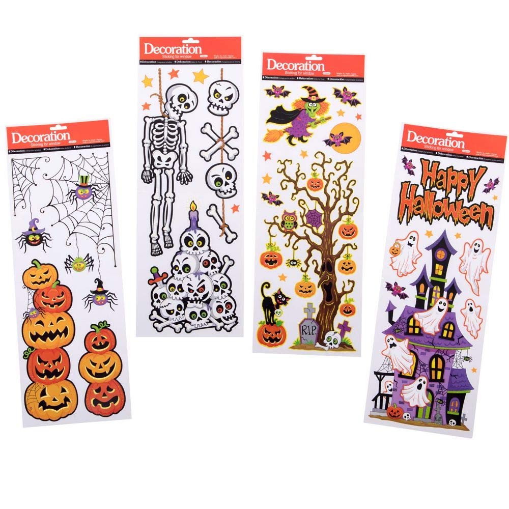 Carnival Toys: 8790: Vetrofania Halloween Cm.59X21 Ca. Mod.Ass.