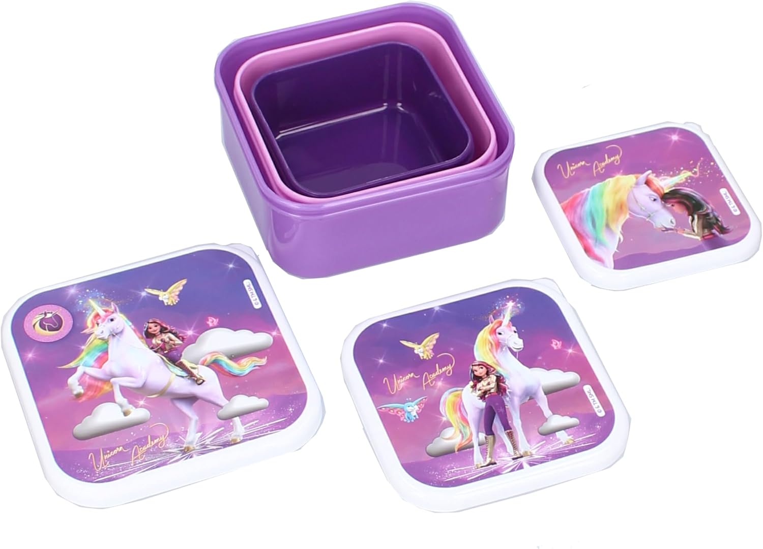 Vadobag - Unicorn Academy Broodtrommel 3-in-1 Fresh Bites