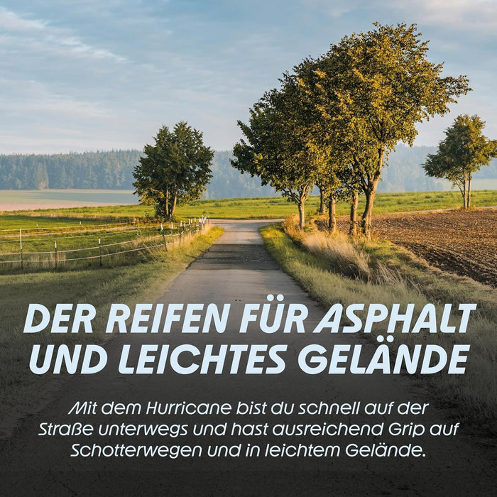 Schwalbe Fahrradreifen Hurricane – Allrounder Reifen – All Terrain Reifen für MTB, Trekking Rad & e Bike - Wired Typ – ADDIX Performance