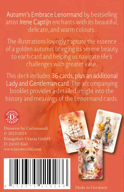 Autumn`s Embrace Lenormand - 38 Lenormand cards and booklet (English