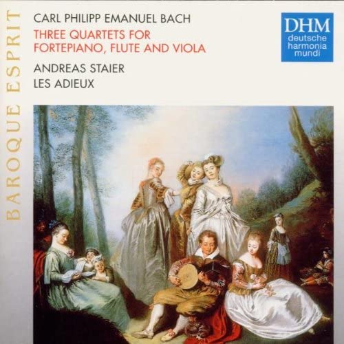 CPE Bach: Chamber Music - Quartets for Fortepiano, Flute & Viola