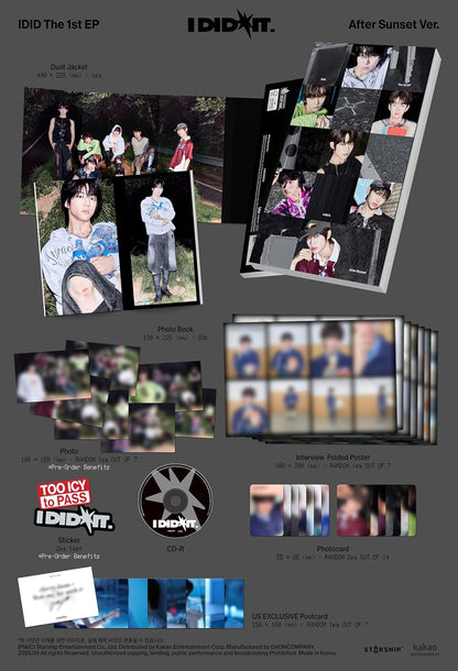 The 1st EP I did it. 'After Sunset' ver.