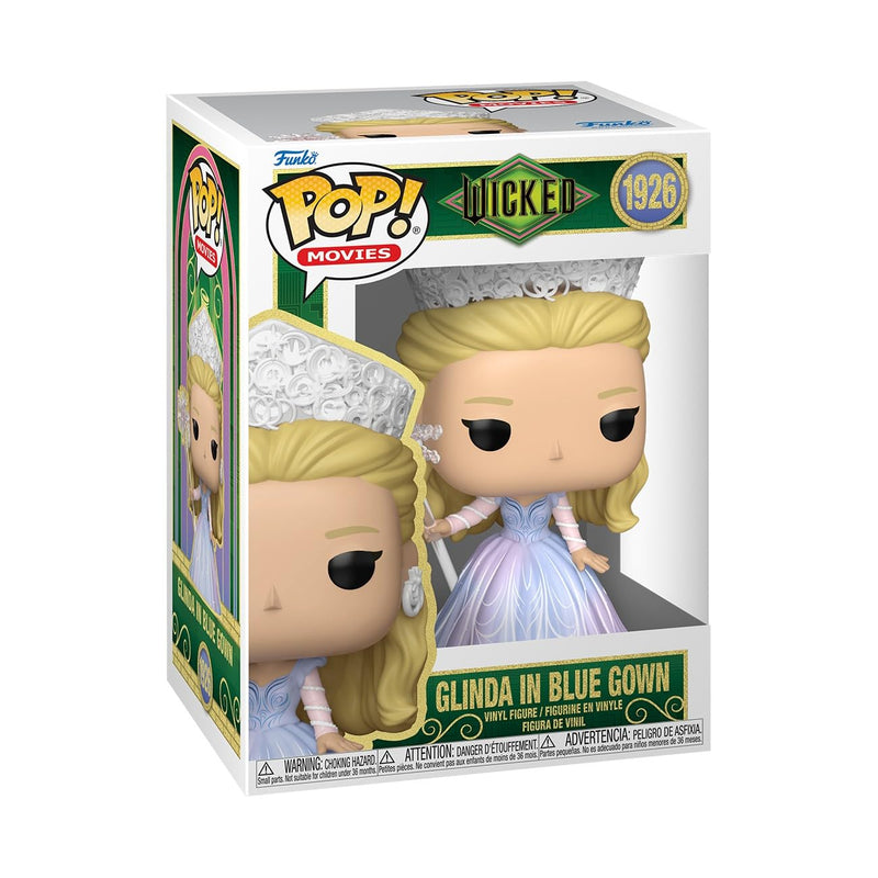 Funko Pop! Movies: Wicked: for Good - Glinda in Blue Gown - Vinyl-Sammelfigur - Geschenkidee - Offizielle Handelswaren - Spielzeug Für Kinder und Erwachsene - Movies Fans