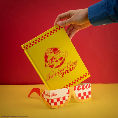 Cinereplicas Stranger Things - Surfer Boy Pizza Quaderno con copertina rigida - 14,5 * 21cm 160p - Licenza ufficiale