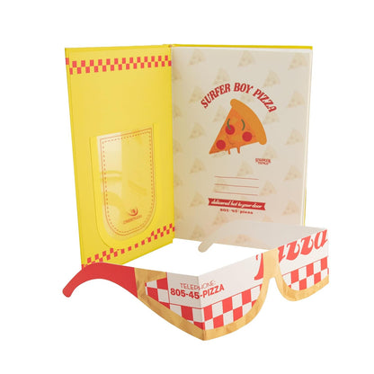 Cinereplicas Stranger Things - Surfer Boy Pizza Quaderno con copertina rigida - 14,5 * 21cm 160p - Licenza ufficiale