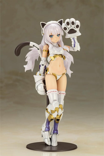 Kotobukiya Frame Arms Girl Durga I Cat Armor Ver., Altezza totale: ca. 6,3 pollici (160 mm), non scala, modello in plastica