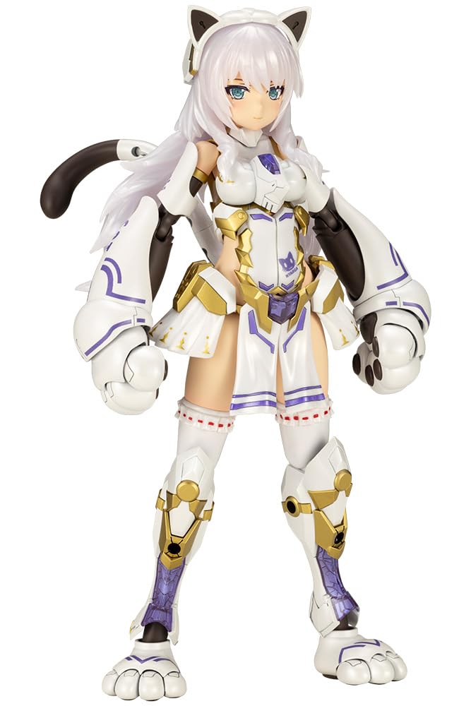 Kotobukiya Frame Arms Girl Durga I Cat Armor Ver., Altezza totale: ca. 6,3 pollici (160 mm), non scala, modello in plastica