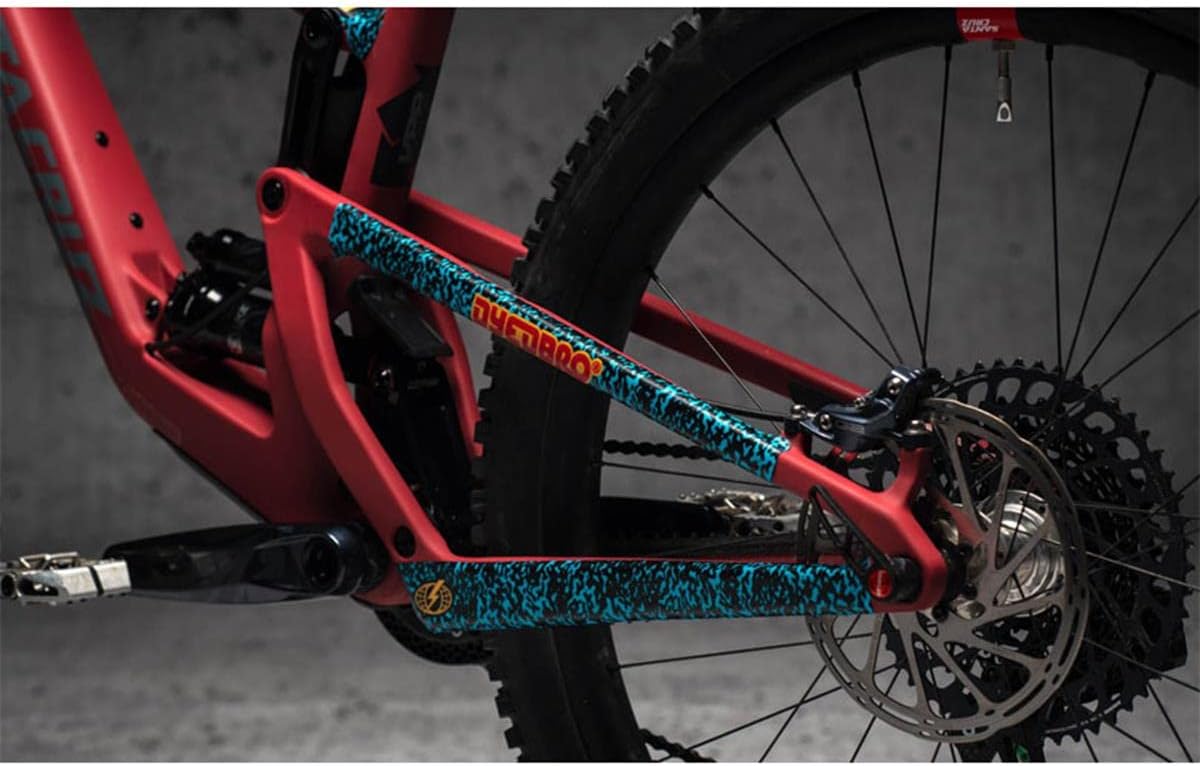 DYEDBRO - Protection de Cadre de vélo de VTT – Finition Mate – Plusieurs Styles – Couverture teintée par enveloppe Bro