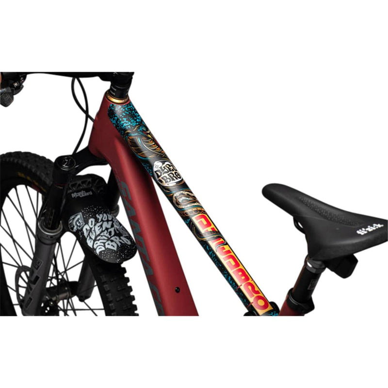 DYEDBRO - Protection de Cadre de vélo de VTT – Finition Mate – Plusieurs Styles – Couverture teintée par enveloppe Bro