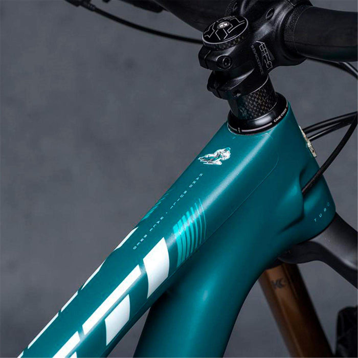 DYEDBRO MTB Frame Protection - Clear - Matte / White