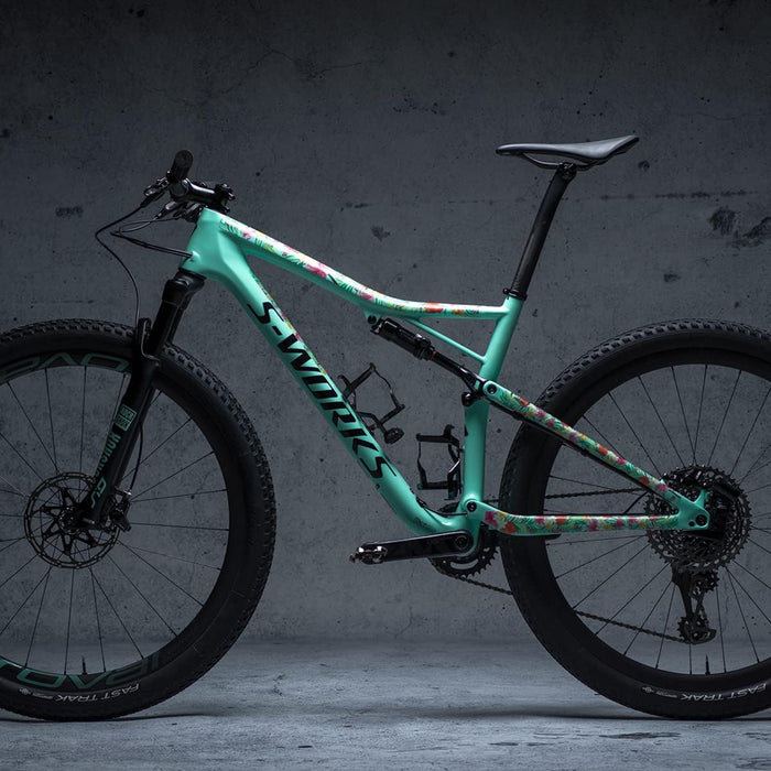 DYEDBRO - Protection de Cadre de vélo de VTT – Finition Mate – Plusieurs Styles – Couverture teintée par enveloppe Bro