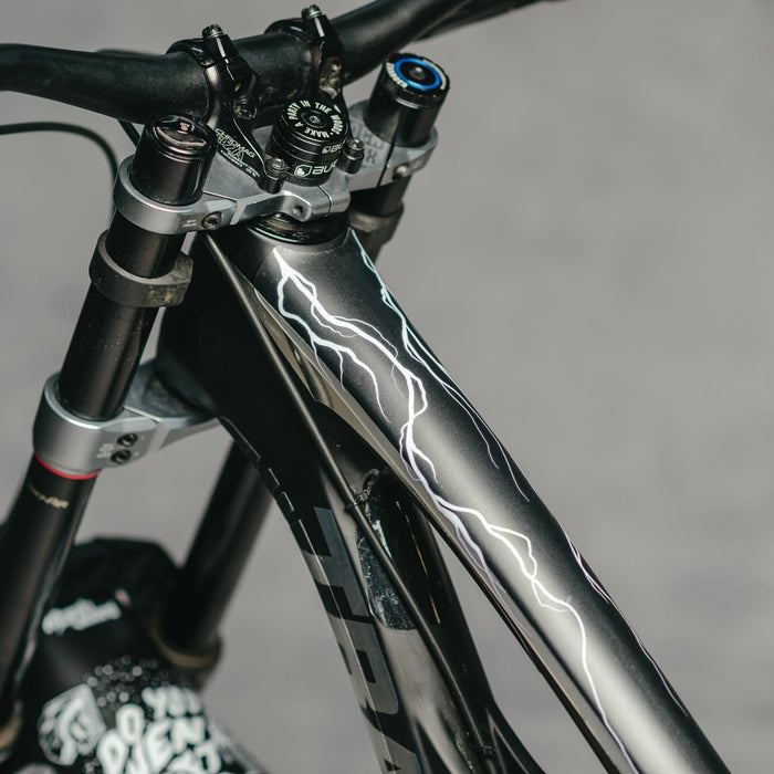 DYEDBRO MTB Frame Protection - Lightning - Blue