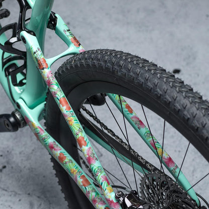 Dyedbro - Protezione per telaio bici MTB, finitura opaca, diversi stili