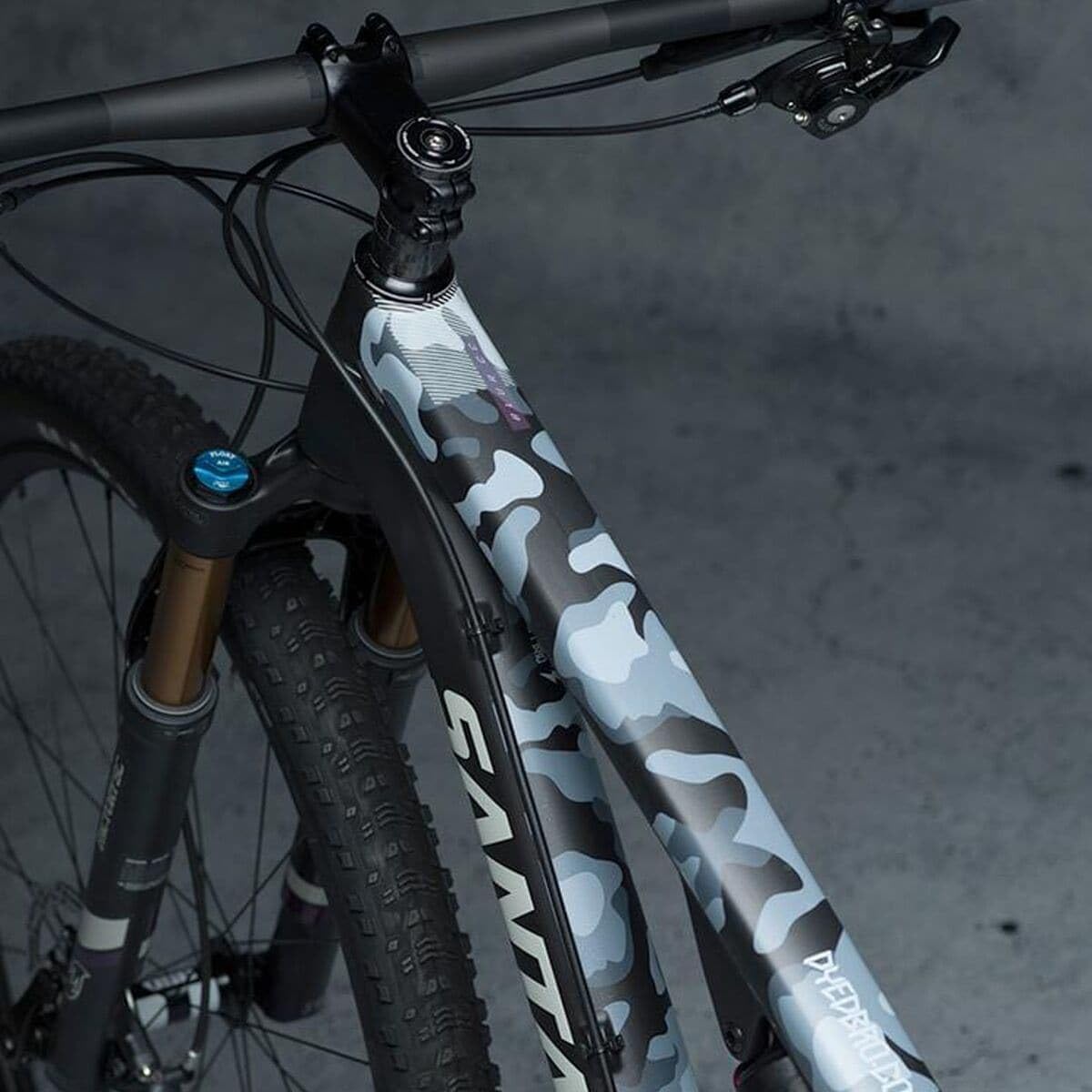 Dyedbro - Protezione per telaio bici MTB, finitura opaca, diversi stili