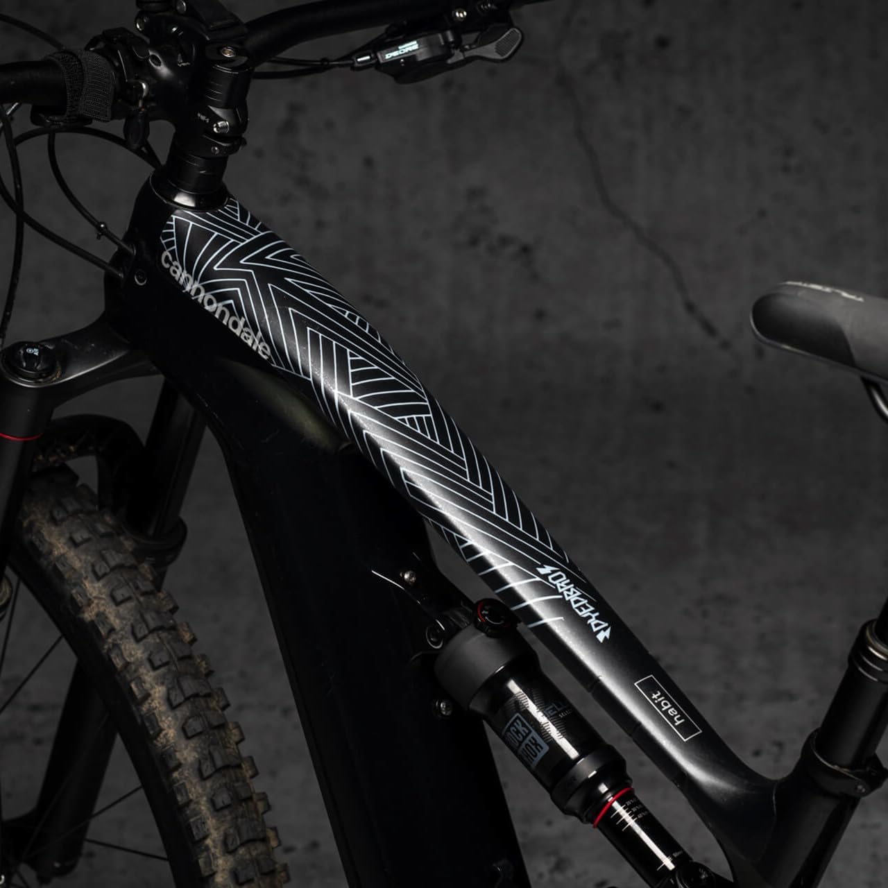 DYEDBRO e-Bike Frame Protection - Clear - Matte / Black