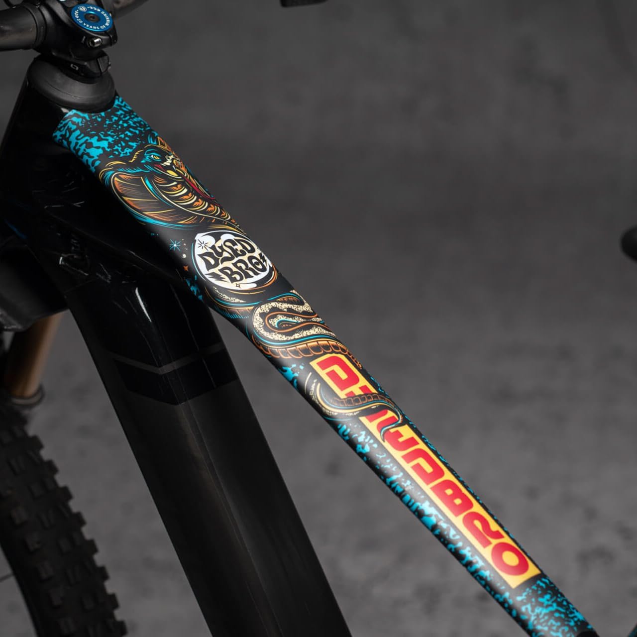 Dyedbro - Protection universelle pour cadre de vélo - Plusieurs styles et couleurs