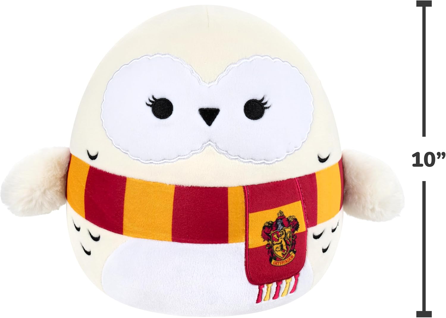 Squishmallows Original “Harry Potter” 10-Inch Hedwig with Scarf Plush | Collectable Cute Plush Toy, Cuddly Toys for Children, Soft Toys, Cute Teddies Suitable for Girls and Boys Ages 3+