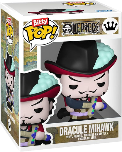 Funko Bitty Pop! One Piece - Luffy 4pk und eine Überraschungs-Mini-Figur - 0.9 Inch (2.2 cm) - Monkey D. Ruffy Sammlerstück Stapelbares Display-Regal Inklusive - Geschenkidee - Kuchenaufstecker