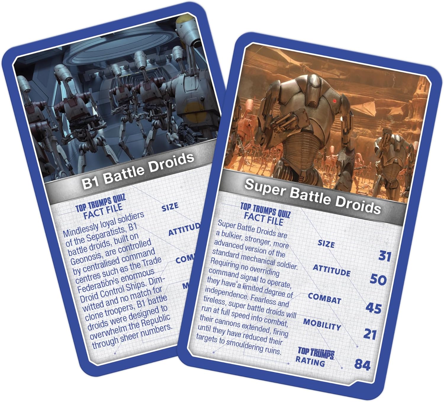 Top Trumps Specials SW Droids n /Toys