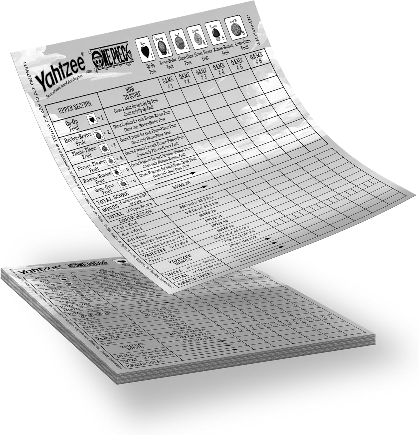 One Piece Yahtzee  /Boardgames