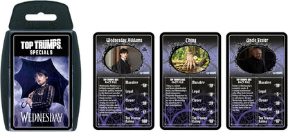 Top Trumps Wednesday Educational travel game Play with friends Travel Companion makes a gift for ages 8 plus