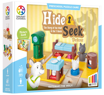 SmartGames - The Wolf & The 7 Goats Deluxe (Hide n Seek in UK) /Boardgames(FN)