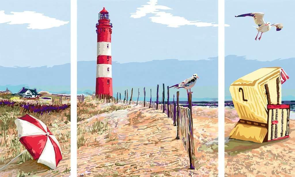 Ravensburger - CreArt Schilderen op Nummer - Beside The Seaside