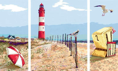 Ravensburger - CreArt Schilderen op Nummer - Beside The Seaside
