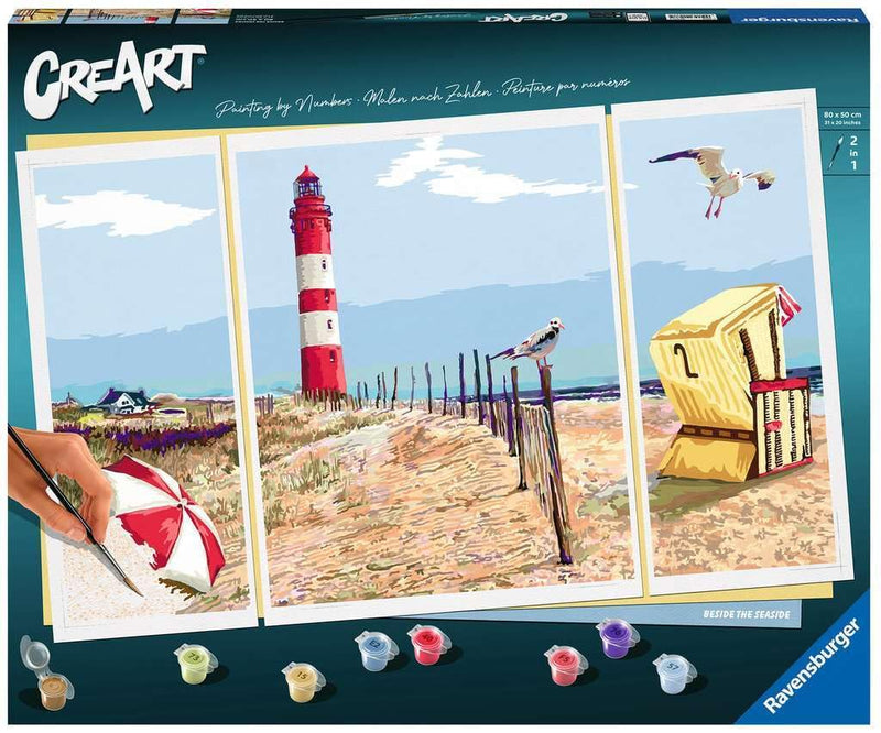 Ravensburger - CreArt Schilderen op Nummer - Beside The Seaside