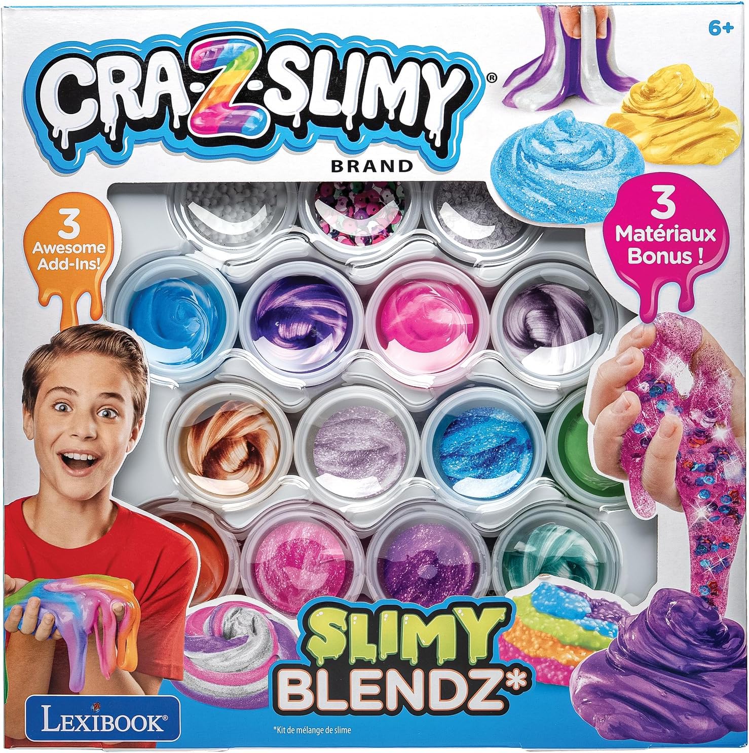 Lexibook, Kit Slimy Mengsels, 12 kleuren, CRSLIM4