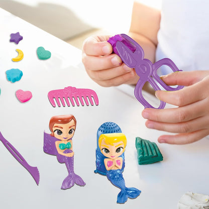 Cra-Z-Art - Softee Dough Sparkling Mermaid Styling Salon (Crdough12)