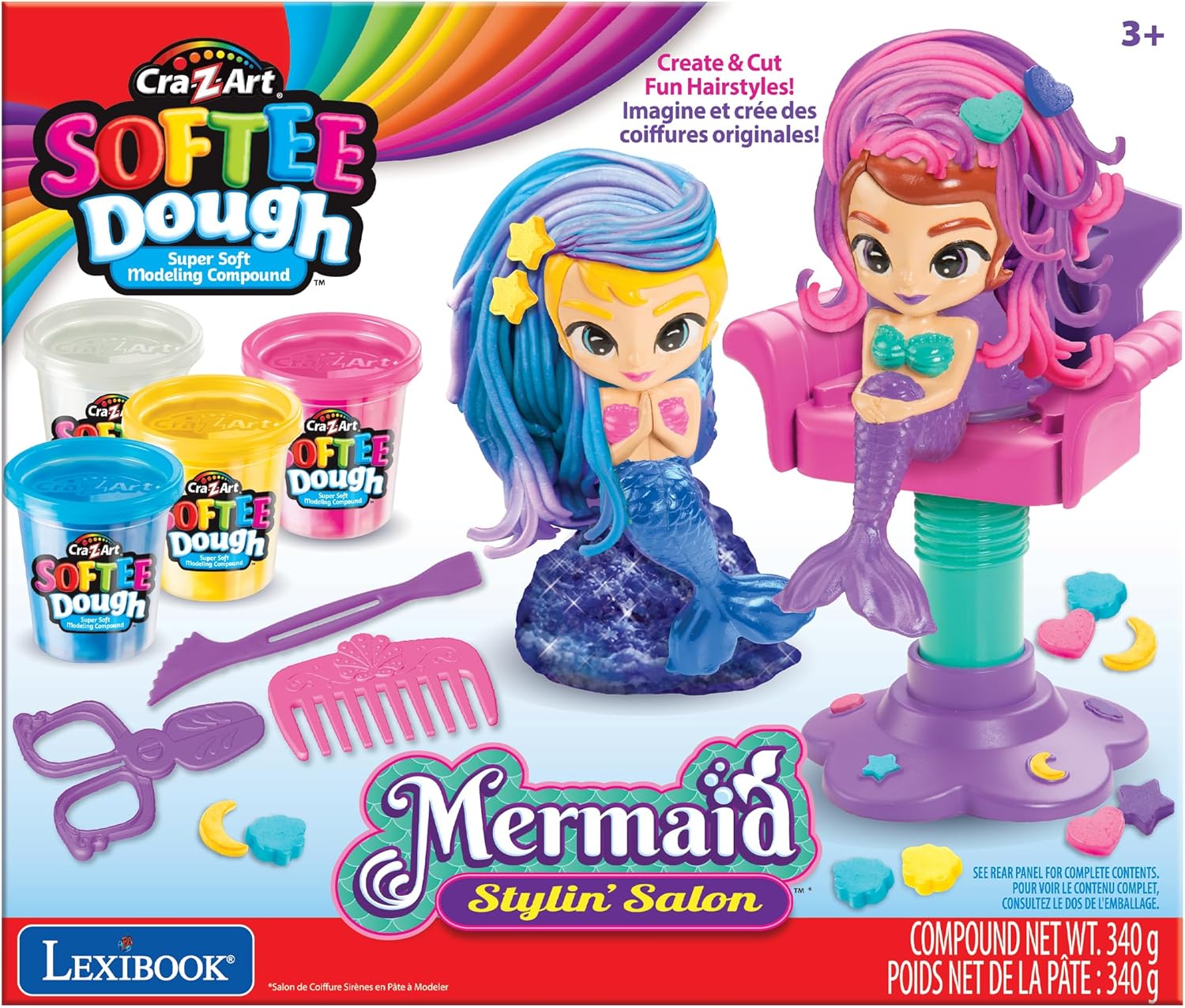 Cra-Z-Art - Softee Dough Sparkling Mermaid Styling Salon (Crdough12)
