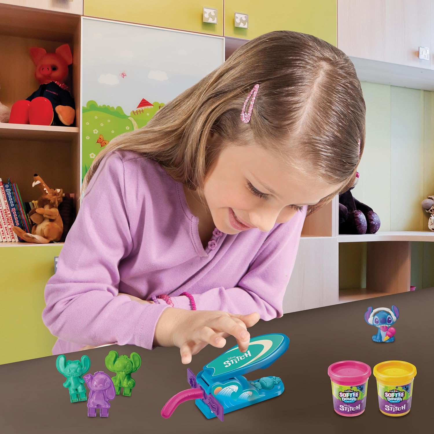 Cra-Z-Art - Disney Stitch Softee Dough Figure Maker (Crdough50D)
