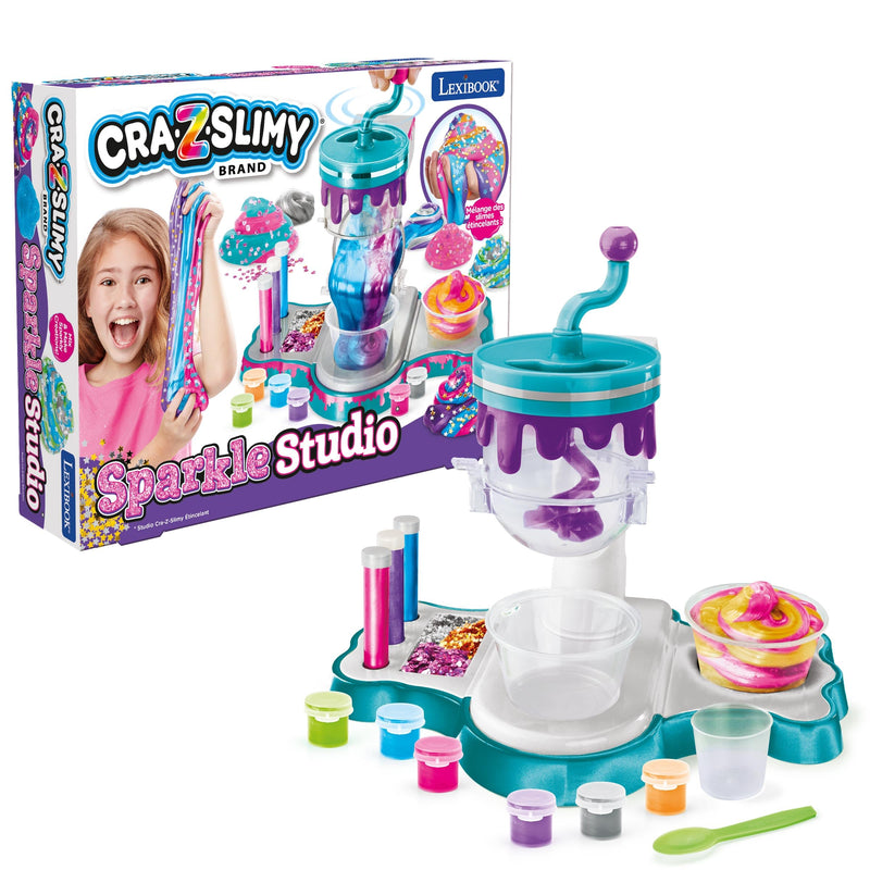 Lexibook, Studio Slimy Glinsterend, Roze Violet Blauw Oranje Groen Zilverkleurig, CRSLIM40