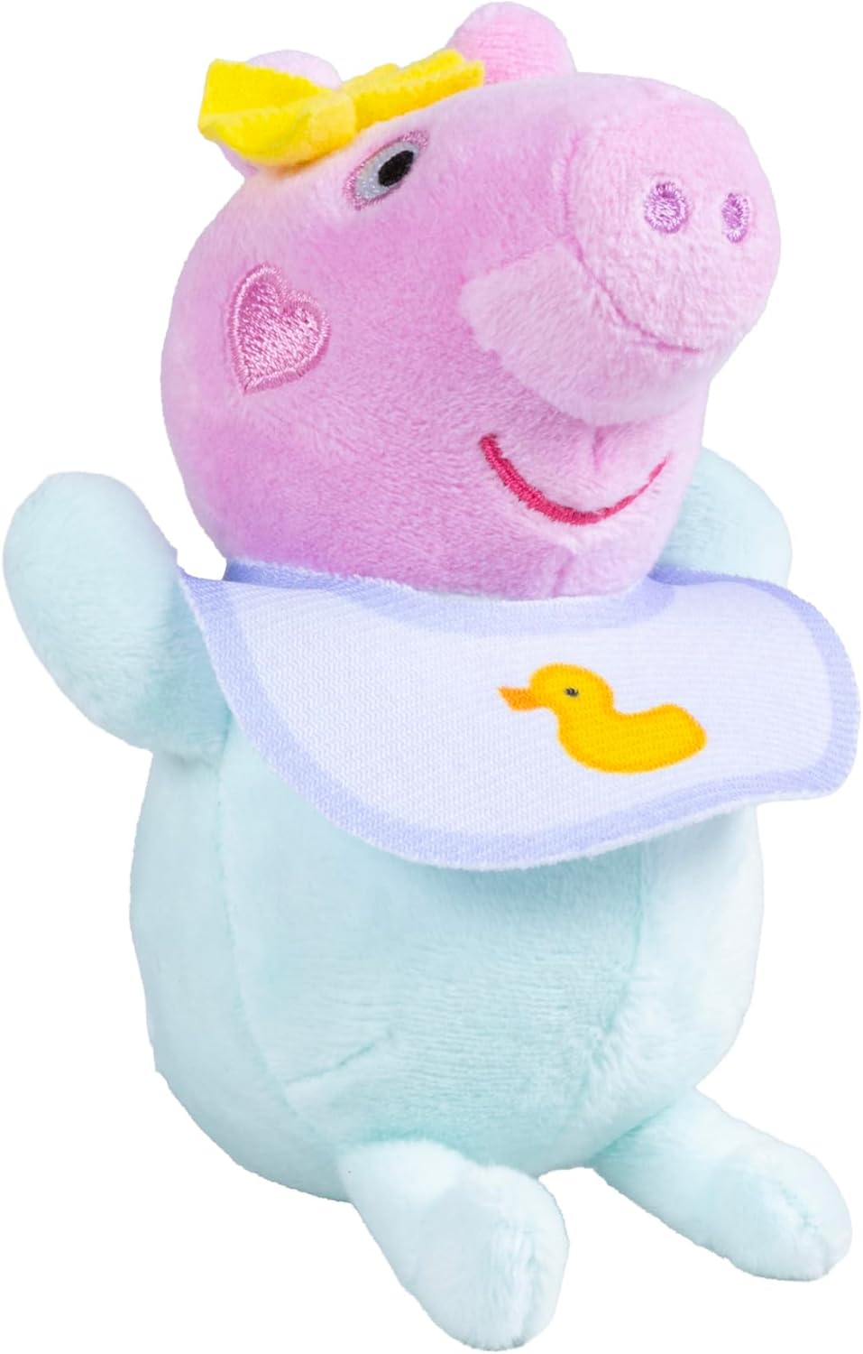 Simba Official PEPPA PIG, MUMMY PIG + EVIE plush soft toy for kids, fan favourite gift