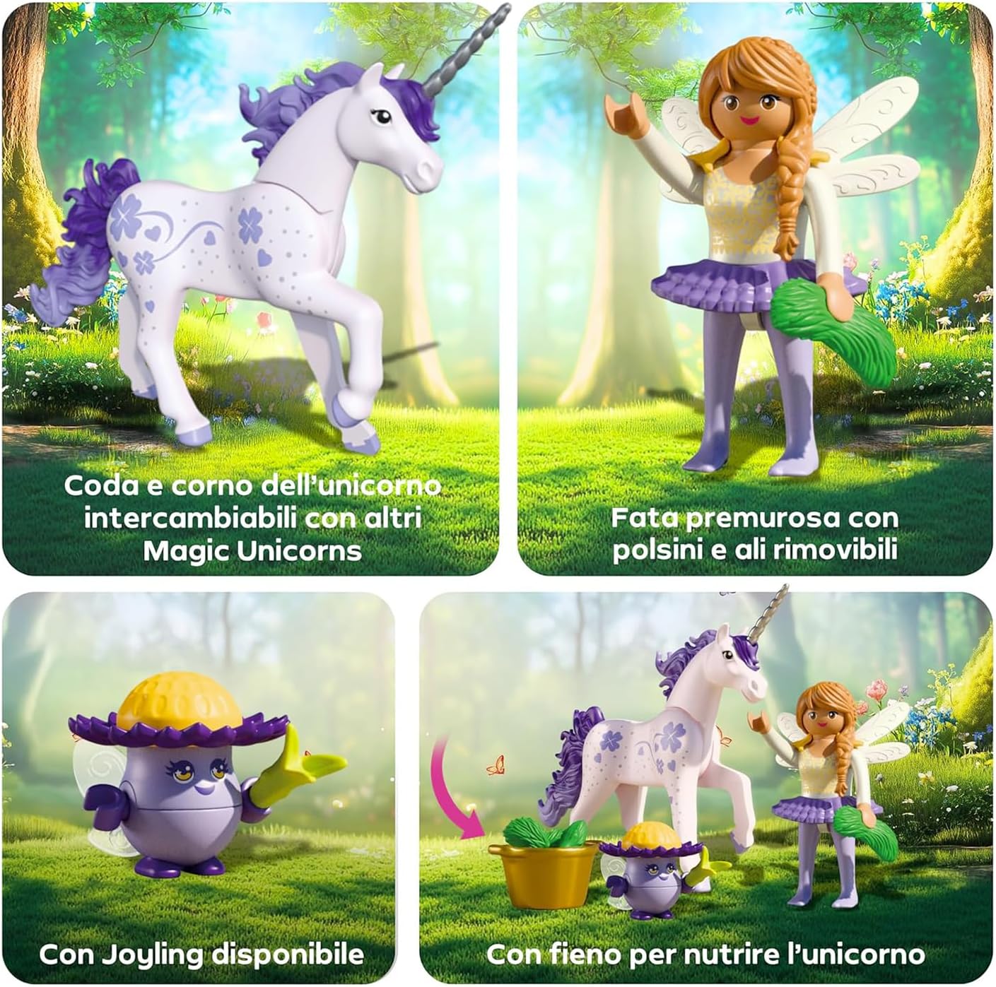 Playmobil - Collectible Unicorn: Lucky Lavender With Fairy (71843)