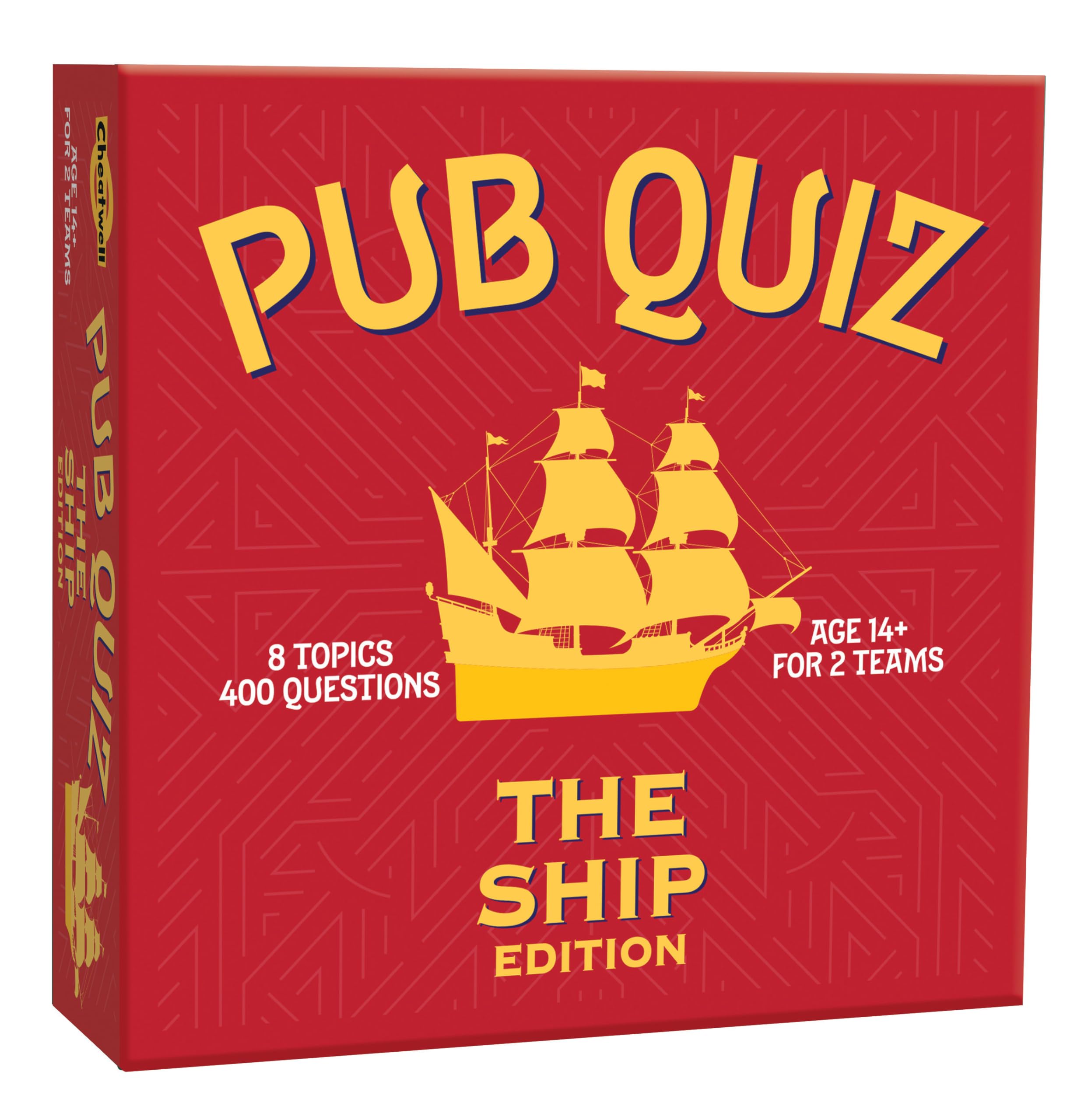 CHEATWELL GAMES The Ship Pub Quiz - 400 Questions - Comes With Answer Pad & Pencils - Ages 14+