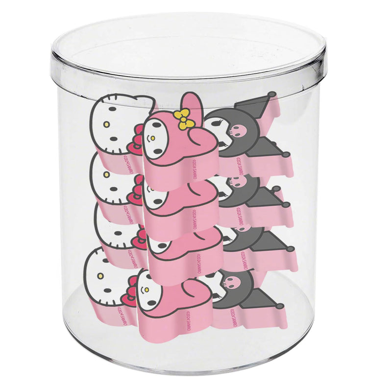 Hello Kitty Mix-Cube with 12 Erasers, Multicolour