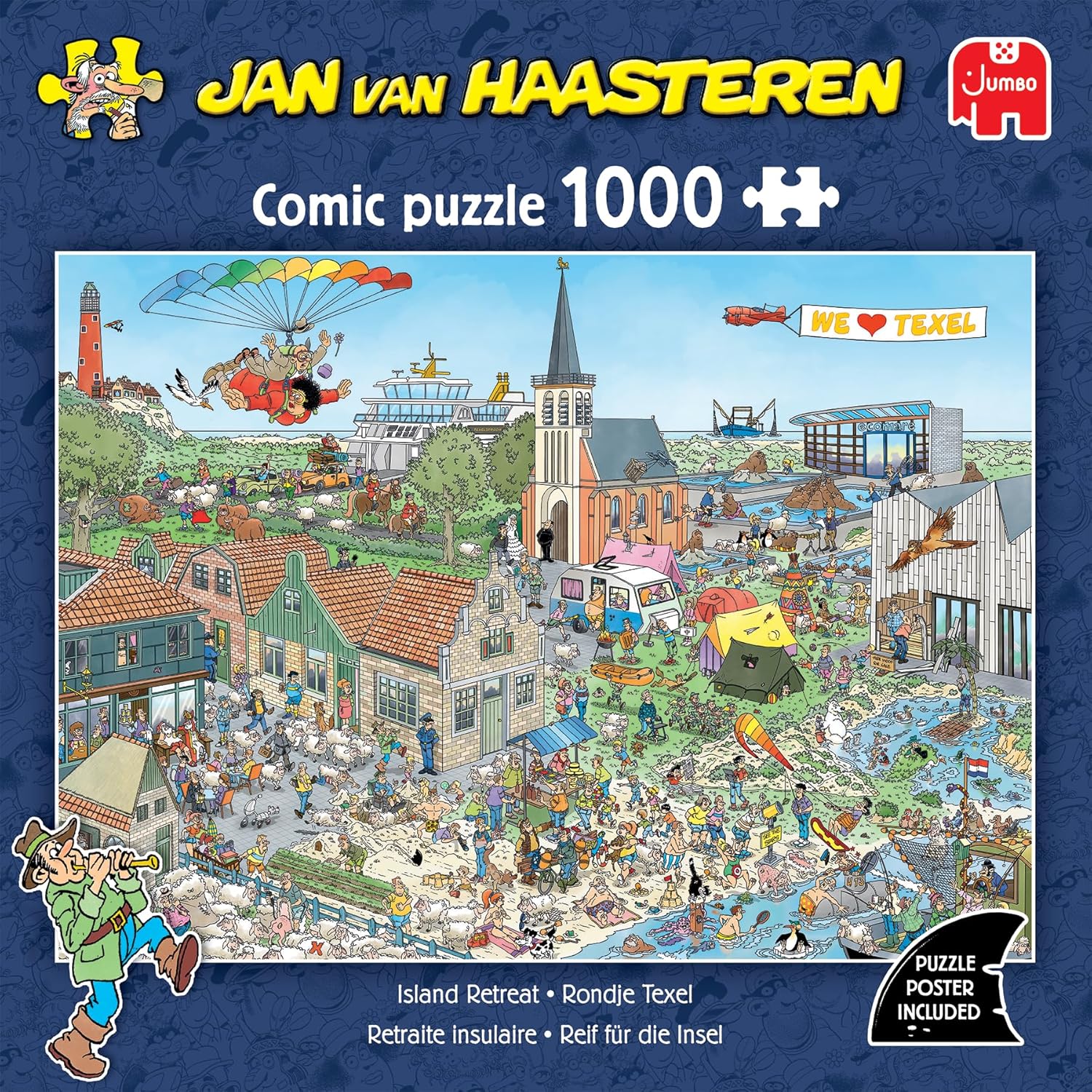 Jan van Haasteren - Rondje Texel (1000 stukjes