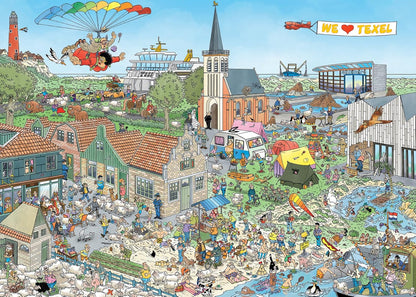 Jan van Haasteren - Rondje Texel (1000 stukjes